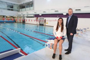 Tees Active Learn to Swim Ambassador Aimee Willmott.