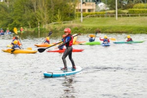 Kayaking and Stand Up Paddleboarding at Tees Barrage.